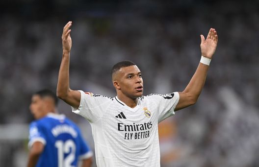 Kylian Mbappé, attaccante del Real Madrid (Foto di Denis Doyle/Getty Images) Mbappé Real Madrid