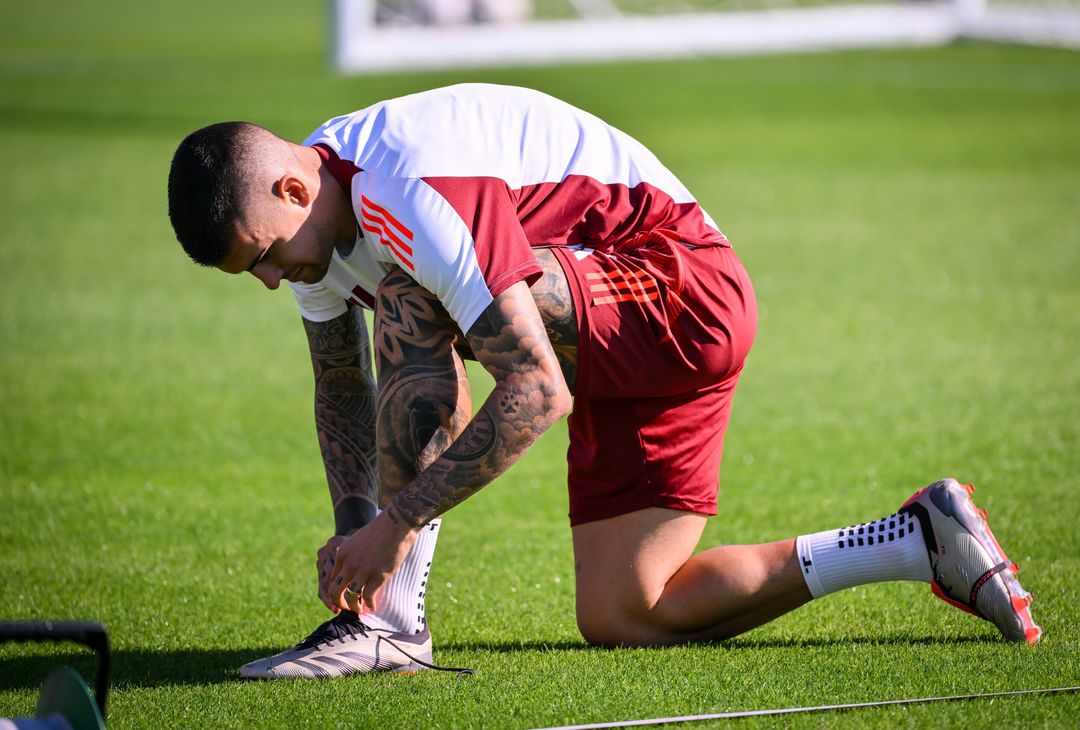 Trigoria, la rifinitura alla vigilia della gara contro l’Union SG – FOTO GALLERY - immagine 22