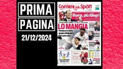 Prima pagina Corriere dello Sport: Milan, Fonseca si salva grazie a Reijnders