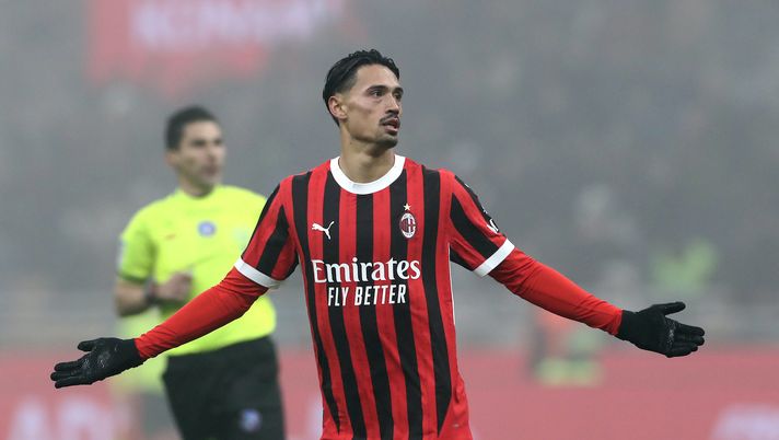esultanza gol Tijjani Reijnders AC Milan Milan-Empoli 3-0 Serie A 2024-2025