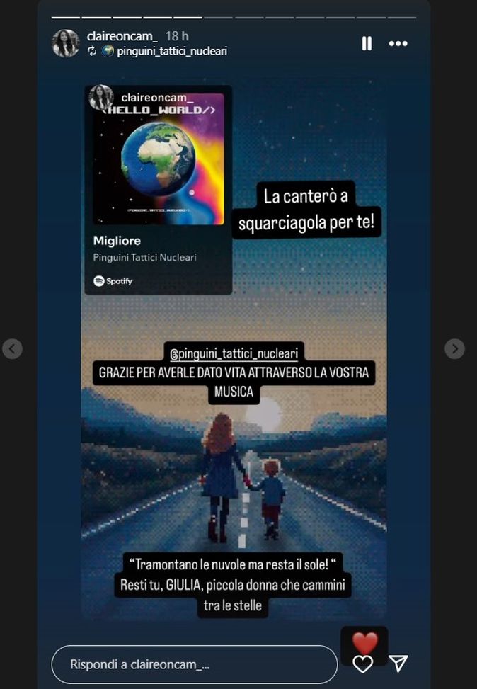 I Pinguini tattici nucleari dedicano ‘Migliore’ a Giulia Tramontano. La reazione della sorella- immagine 3