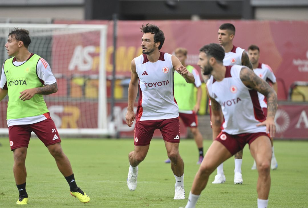 Roma, allenamento a Trigoria senza i nazionali – FOTO GALLERY - immagine 7