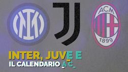 Corsa Scudetto, il calendario di Inter, Juventus e Milan | VIDEO