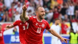 Eriksen, gol agli Europei 1100 giorni dopo il malore: ritorno da favola per l’ex Inter