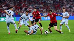 FOTO “Kvara show” a Gelsenkirchen: l’azzurro premiato come MVP di Georgia-Portogallo