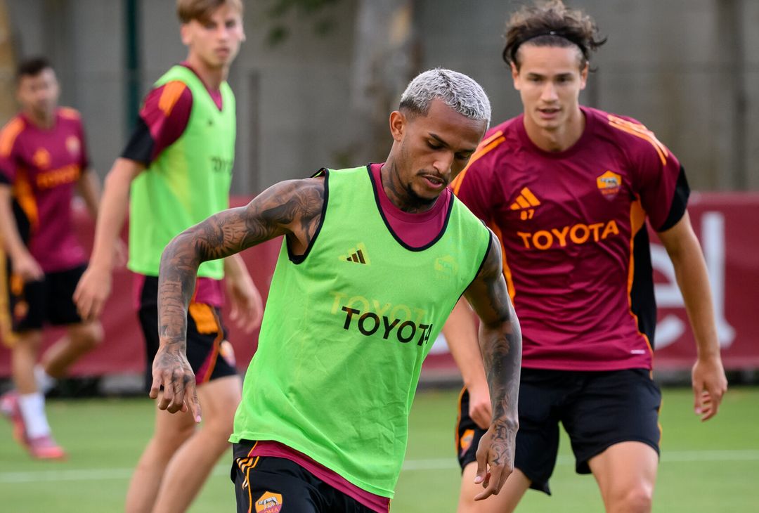 Trigoria, la rifinitura alla vigilia di Roma-Lille – FOTO GALLERY - immagine 22