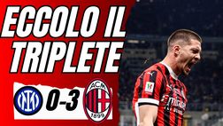 Derby Inter-Milan 0-3, Jovic mostruoso. È Triplete… ma rossonero