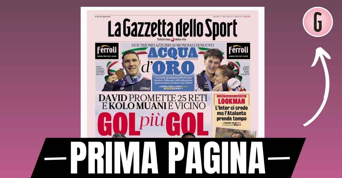 Prima pagina Gazzetta dello Sport: “Milan, è già effetto Modric” Prima pagina Gazzetta dello Sport: “Milan, è già effetto Modric”