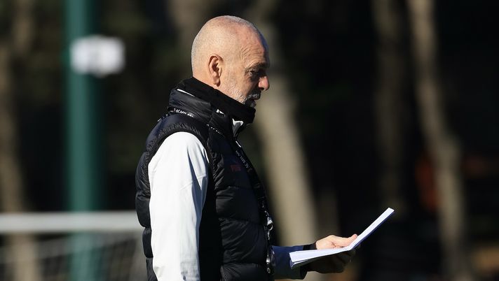 Stefano Pioli AC Milan allenamento Milanello