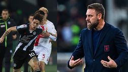 Siparietto De Rossi con Zaniolo, ma la battuta è top secret: “Un insulto affettuoso…”