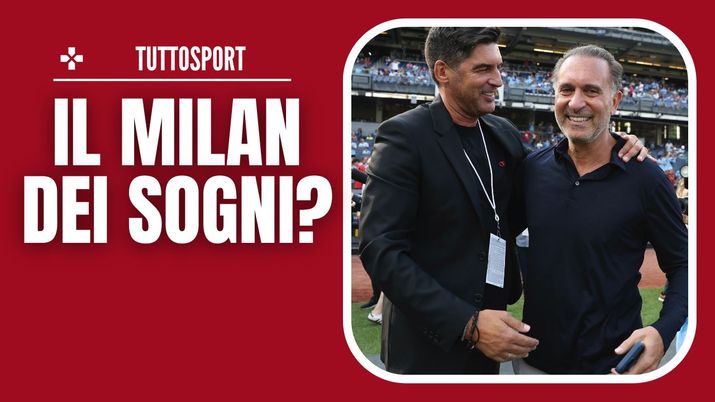 Paulo Fonseca (allenatore AC Milan) con il proprietario Gerry Cardinale | Milan News (Getty Images) AC Milan Fonseca Cardinale