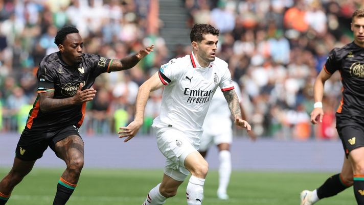 Christian Pulisic AC Milan Venezia-Milan 0-1 Serie A 2024-2025