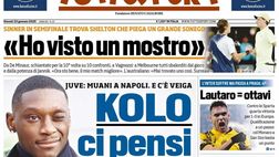 PRIMA PAGINA TUTTOSPORT OGGI: “Kolo ci pensi tu?”