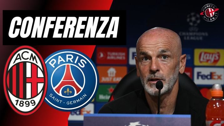 Conferenza stampa Pioli Milan-PSG Champions League 2023-2024