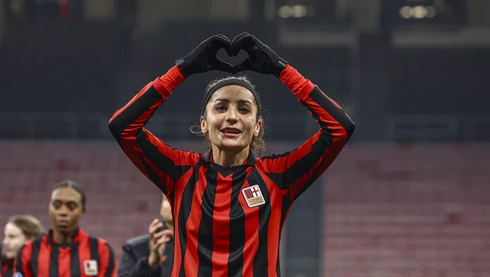esultanza gol Nadia Nadim derby Milan-Inter 1-1 Serie A Femminile 2024-2025