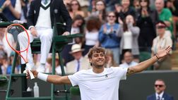 Tennis, Wimbledon: Cobolli batte Cilic e festeggia con Bove