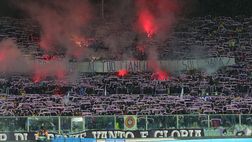 Lo striscione all’inno: “Qué será será, sempre al tuo fianco la Fiesole sarà”