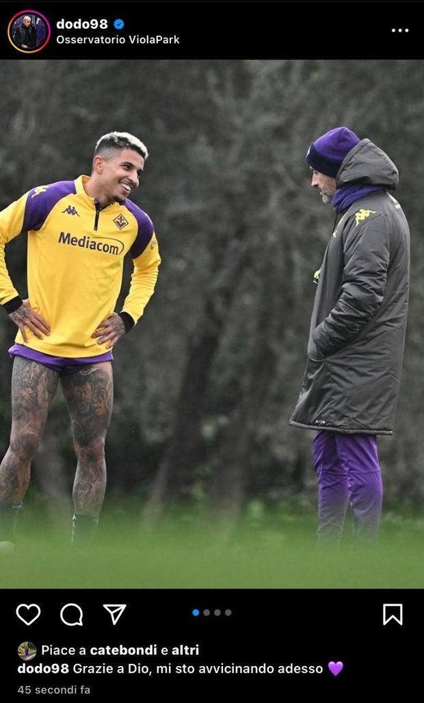 Fiorentina in campo per Santo Stefano verso il Torino e Dodò scalpita- immagine 2