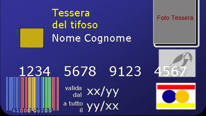 Tessera del tifoso: per chi non l’ha ancora materialmente ricevuta trasferta possibile - immagine 1