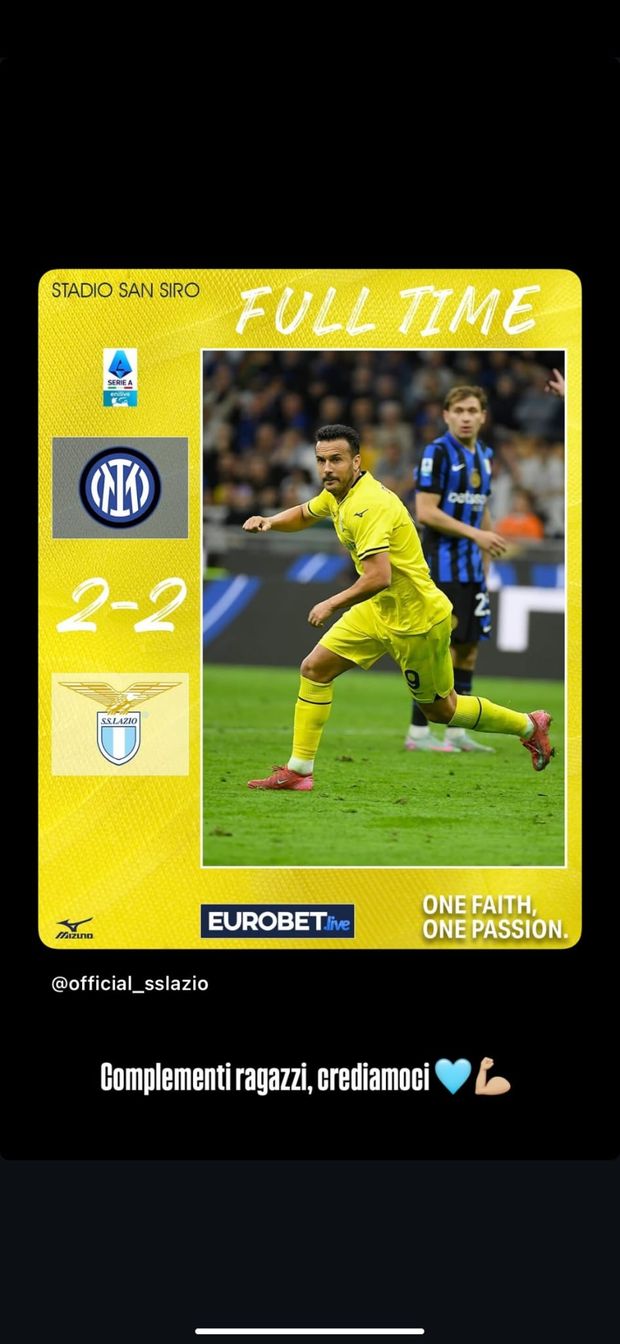 Lazio, Patric sprona i compagni: “Crediamoci!”. E su Pedro…- immagine 2
