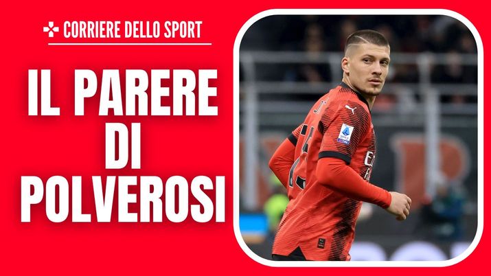 Luak Jovic AC Milan Milan-Fiorentina 1-0 Serie A 2023-2024