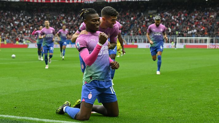 Rafael Leao AC Milan Milan-Verona 1-0 Serie A 2023-2024