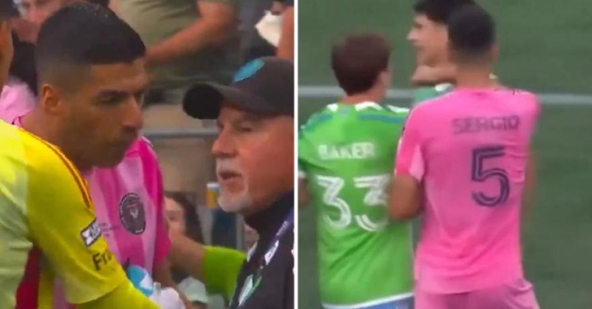 Inter Miami, Suárez sputa in faccia a un assistente. E Busquets … | VIDEO Inter Miami, Suárez sputa in faccia a un assistente. E Busquets … | VIDEO