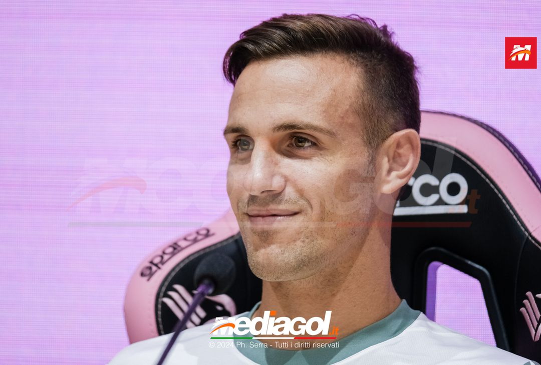 FOTO PALERMO, la presentazione di Valerio Verre in conferenza stampa (Gallery) - immagine 8