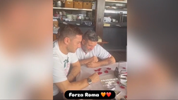 Roma-Napoli, Totti e Candela guardano la partita sul telefonino da… Miami