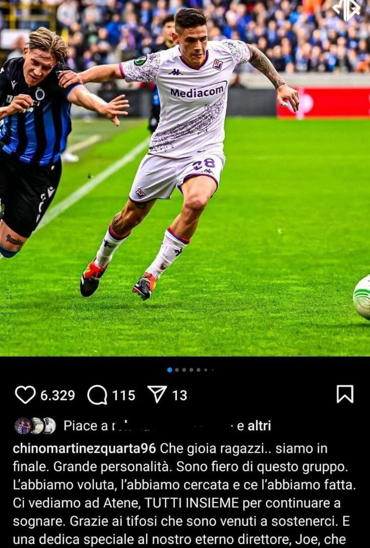 Fiorentina in finale, la festa corre anche sui social [FOTO] - immagine 5