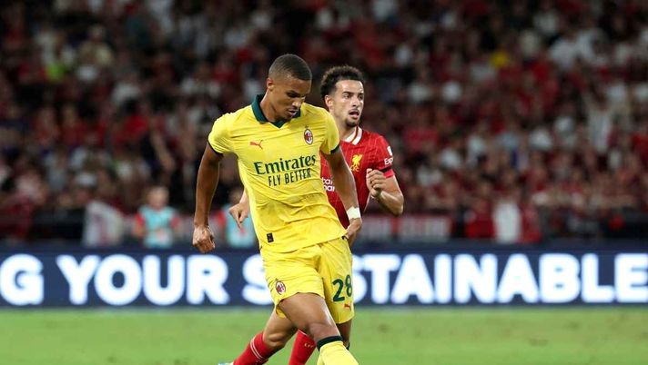 Malick Thiaw AC Milan amichevole Liverpool-Milan 2-4