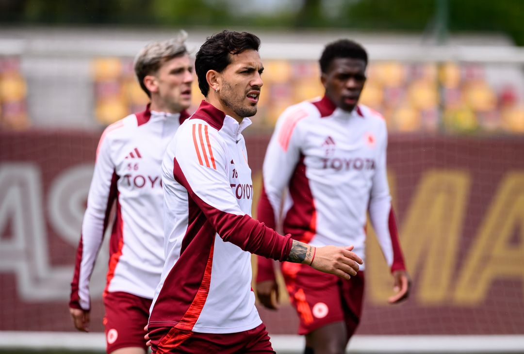 Trigoria, l’allenamento a tre giorni da Inter-Roma – FOTO GALLERY - immagine 46