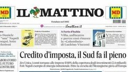 PRIMA PAGINA IL MATTINO OGGI: “Un mese senza Kvara”