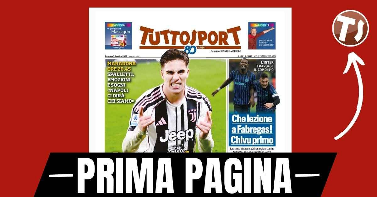 Prima pagina Tuttosport: “Torino Milan, Baroni: ‘Toro, o ti sgretoli o ne esci più forte Prima pagina Tuttosport: “Torino Milan, Baroni: ‘Toro, o ti sgretoli o ne esci più forte