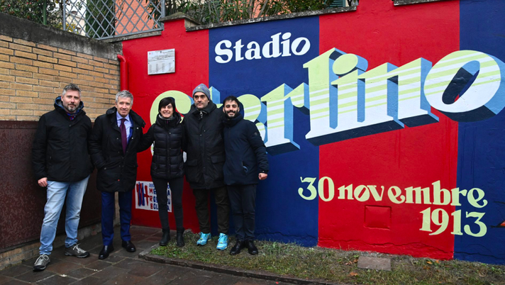 Inaugurato il murales dedicato allo stadio dello Sterlino - immagine 1