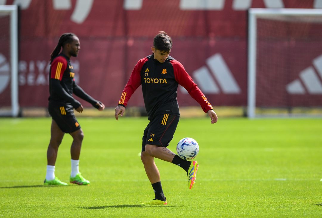 Trigoria, l’allenamento in vista del Bologna: manca Lukaku – FOTOGALLERY - immagine 9