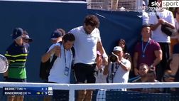 VIDEO / US Open, Berrettini si ritira: infortunio alla caviglia