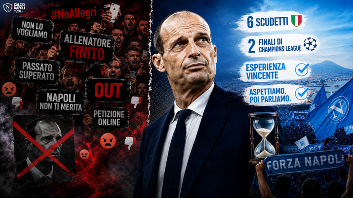 'I quattro giorni della vergogna': pellicola di stampo '081' diretta da una larga fetta di tifoseria del Napoli. allegri napoli