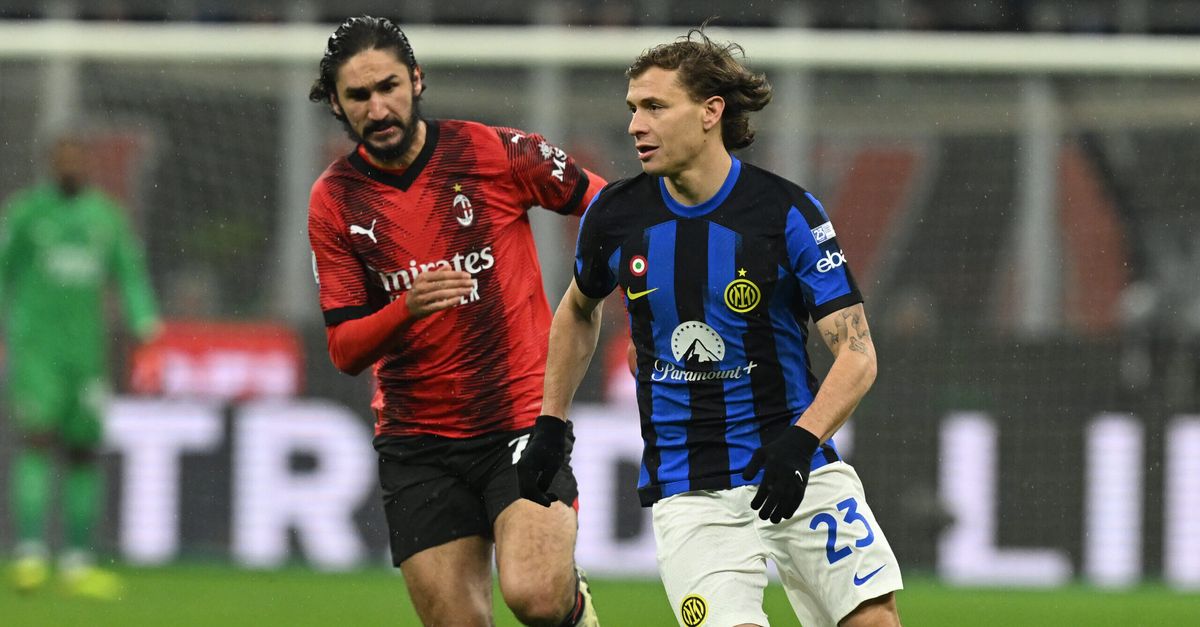 Milan Inter, Adli e Barella accendono il derby: scintille in campo (VIDEO)