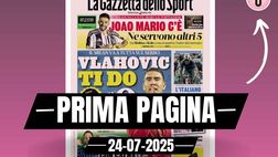 Prima pagina Gazzetta dello Sport: “Milan, a tutta su Vlahovic”