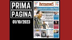 Prima pagina Tuttosport: “Aggrappati a Chiesa”
