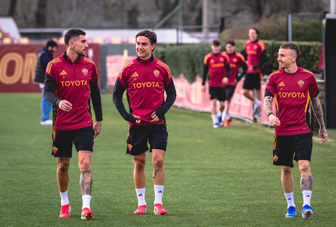 Trigoria, la ripresa degli allenamenti a quattro giorni dal Napoli – FOTO GALLERY- immagine 1