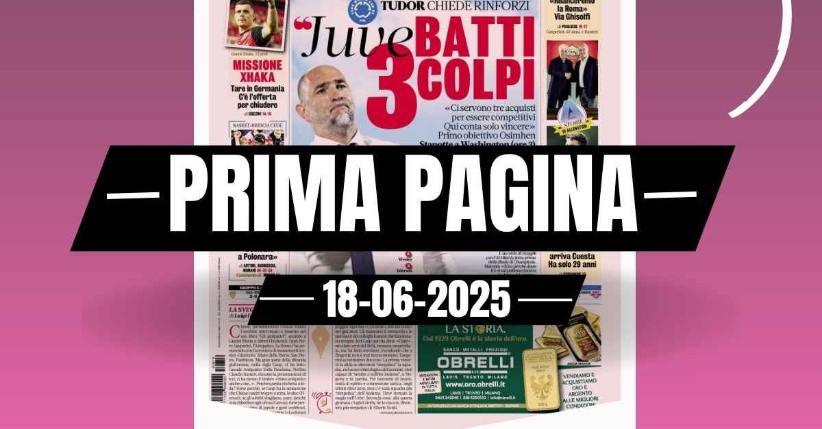 prima pagina gazzetta dello sport milan missione per xhaka