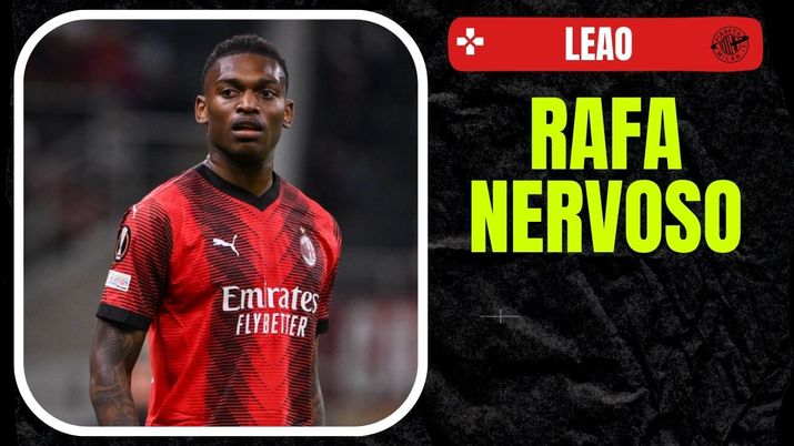 Leao AC Milan AS Roma Milan-Roma 0-1 Europa League 2023-2024