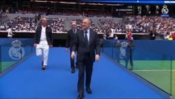 Real Madrid, anche Zidane tra i 75mila del Bernabéu per Mbappé | VIDEO