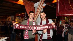 Toro Club Valli Alto Canavese-Priacco: ieri la cena con Buongiorno e Gemello