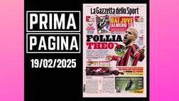 Prima pagina Gazzetta dello Sport: “Milan, follia Theo. Club stufo”
