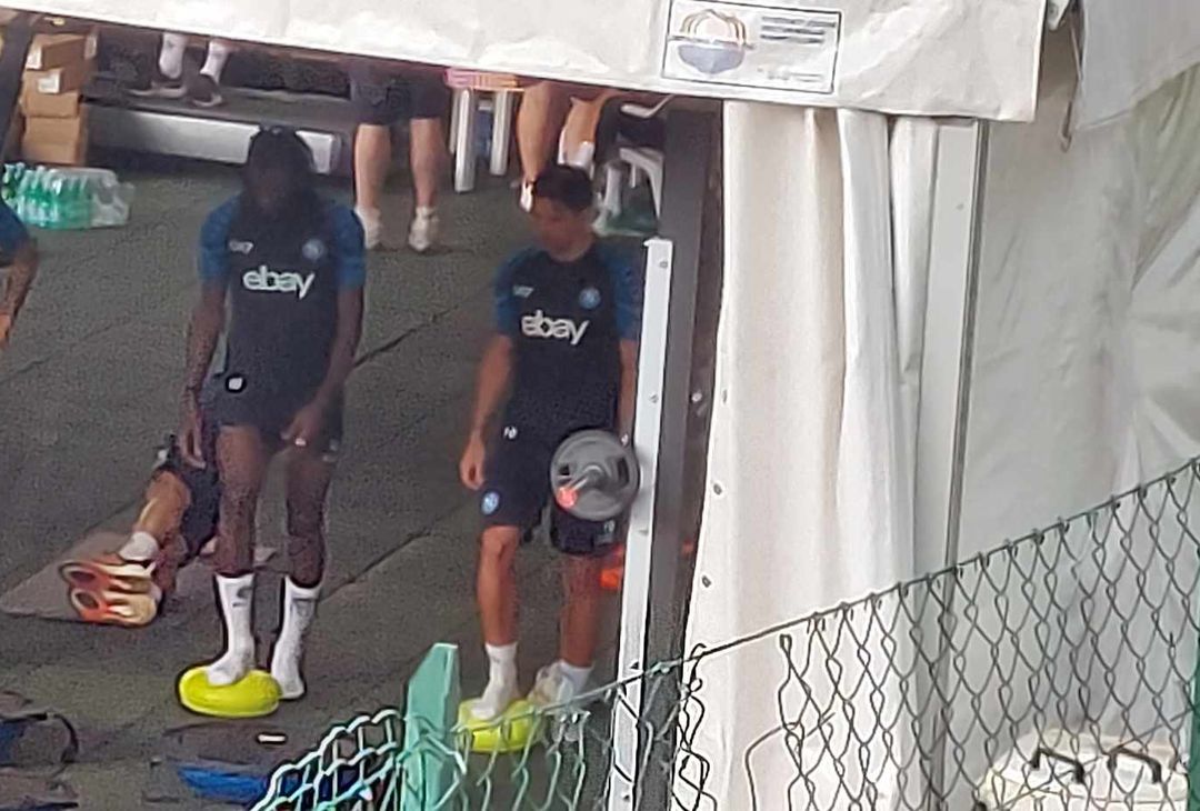 GALLERY Proseguono gli esercizi in palestra per Anguissa, Di Lorenzo e Simeone - immagine 2