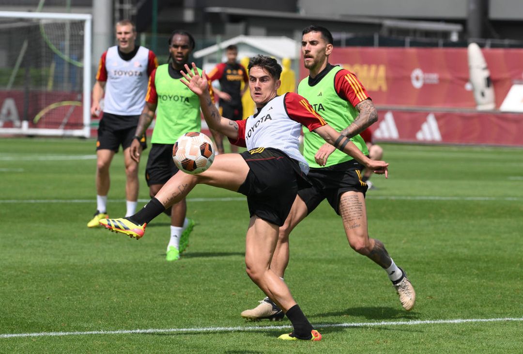 Roma, allenamento a Trigoria in vista del Milan: c’è Azmoun – FOTO GALLERY - immagine 3