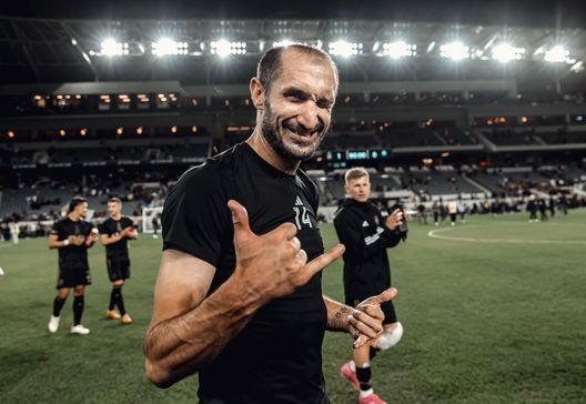Giorgio Chiellini, ex difensore della Juventus e del Los Angeles FC. Giorgio Chiellini, ex difensore di Juventus e Los Angeles FC